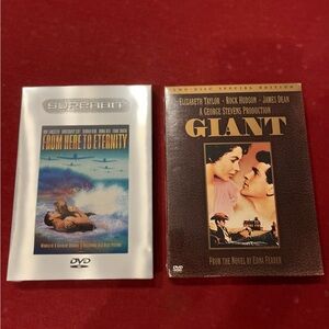 Superbit 'From Here to Eternity' and 'Giant' DVD Set(new sealed)